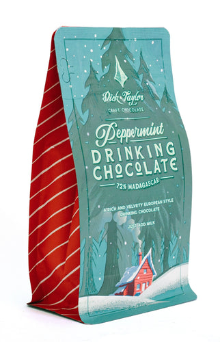Peppermint Drinking Chocolate / 72% Single Origin Cacao from Madagascar