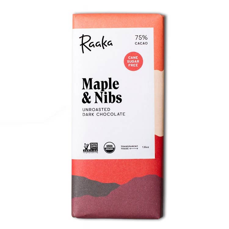 Maple & Nibs/ 75% Cacao