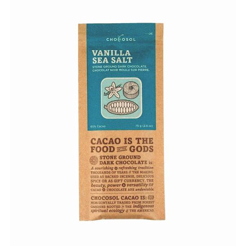Vanilla Sea Salt Bar / 65% Dark