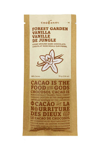 Forest Garden Vanilla - 82% Dark Chocolate Bar
