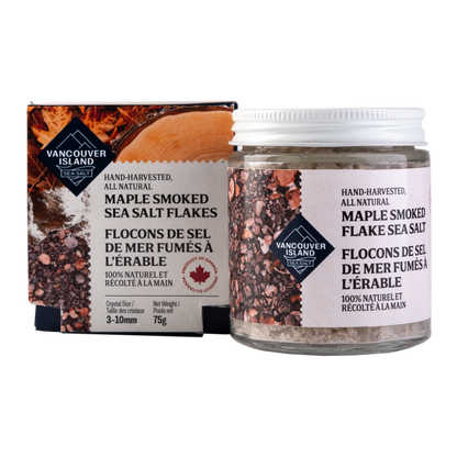 Maple Smoked Sea Salt Flakes / 75g Jar