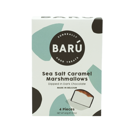 Dark Chocolate Sea Salt Caramel Marshmallows (4 Pieces)